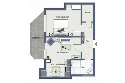 Villa Hanse Wohnung 307
