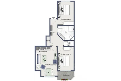 Villa Hanse Wohnung 301