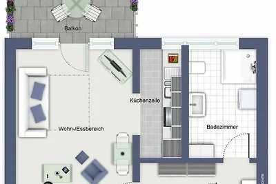 Dünengarten Wohnung 43