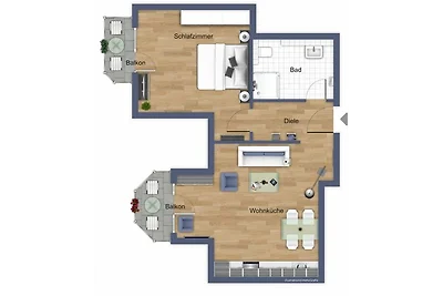 Villa Hanse Wohnung 321
