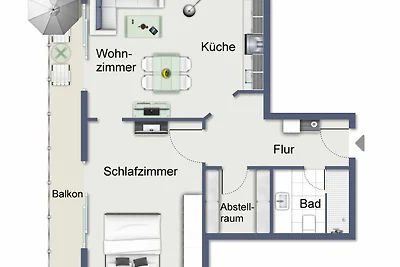 Villa Siegfried Wohnung 08