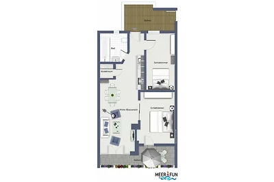 Dünenschloss Wohnung 1-11