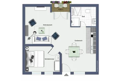 Meeresblick Wohnung 502