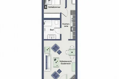 Meeresblick Wohnung 122