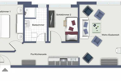 Meeresblick Wohnung 108