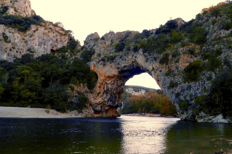 Die Pont d'Arc der Ardèche