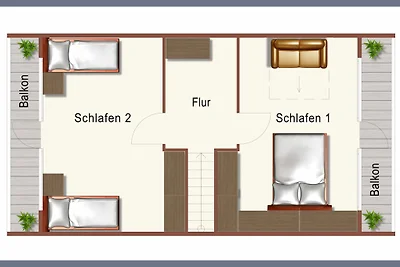 Blockhaus2 - 100m zum Wald -3 Hunde
