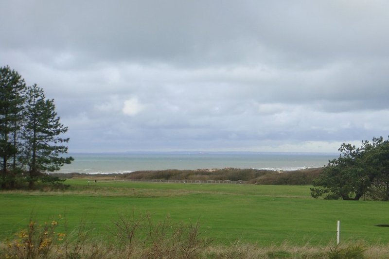 view on golf course and sea