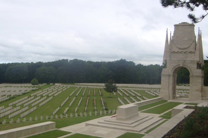 British military cemetery in Etaples