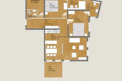 5* Wohnung Kajüte K 2/6, Karlshagen