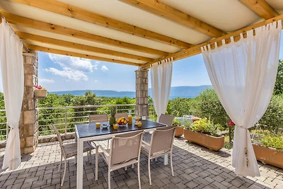 Ferienwohnung SEA VIEW mit Pool, Meerblick und Grill 400m vom Strand