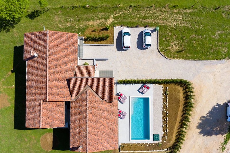 Villa Anton - aerial view