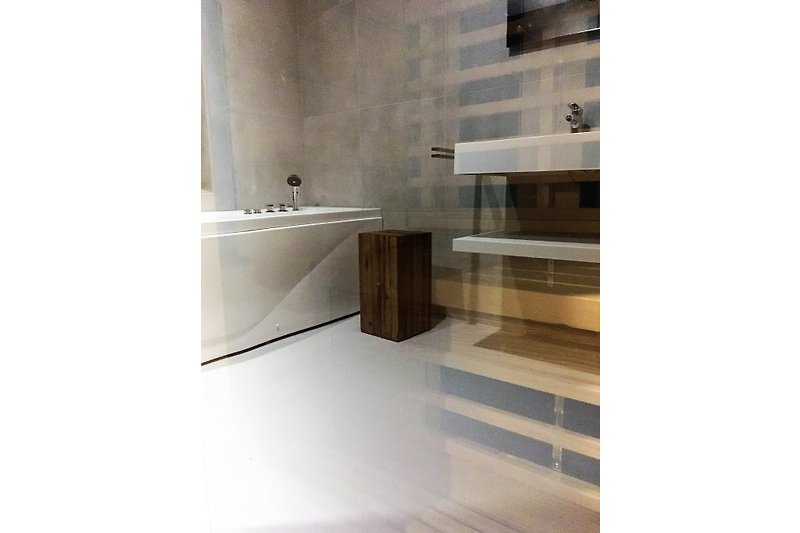 Bathroom with Sauna, wirlpool and rainshower