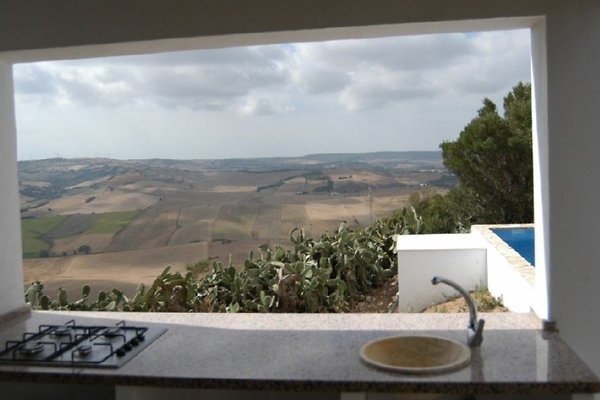 Ausblick aus der Sommerküche Ausblick aus der Sommerküche