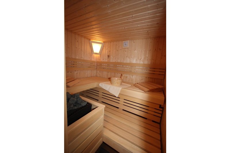 Die Sauna.