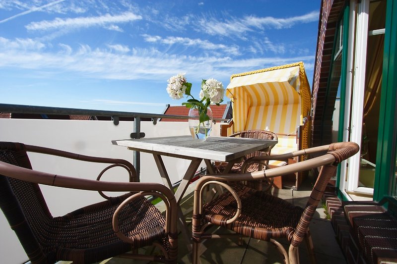 Der sonnig Balkon
