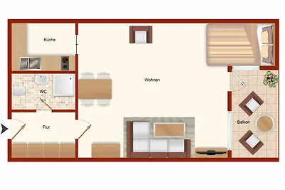 Appartamento Vacanza con famiglia Wendtorf