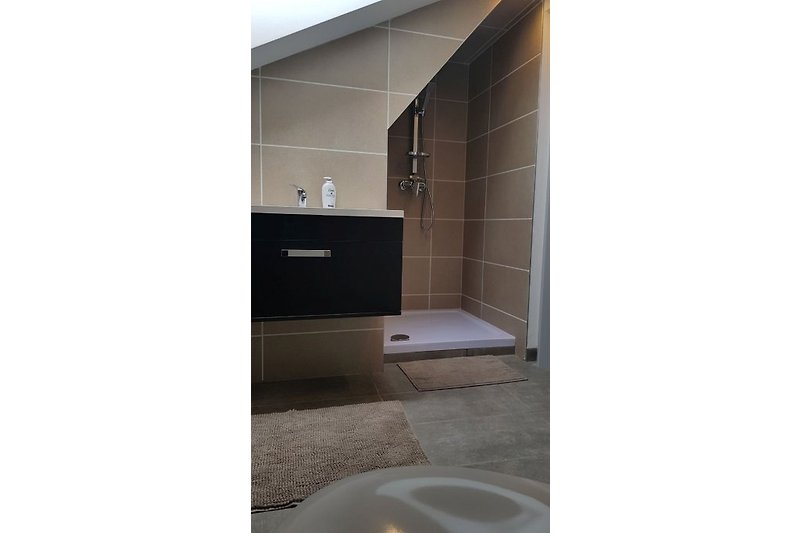 Shower room with toilet on the top floor
