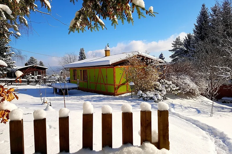 Feriendomizil im Winter