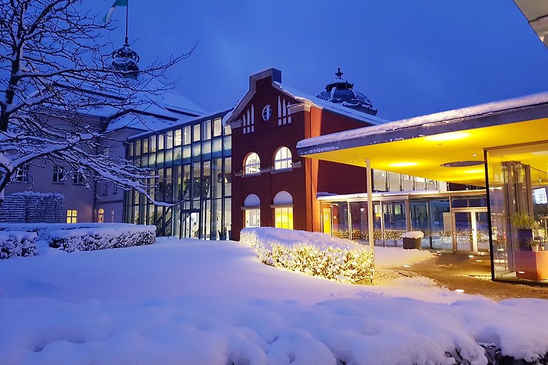 Albertbad im Winter