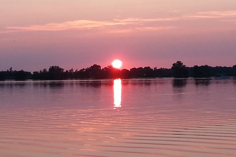 Sonnenuntergang am Glubigsee