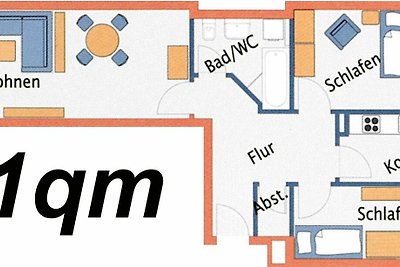 Haus Nordseebrandung FeWo B2.1