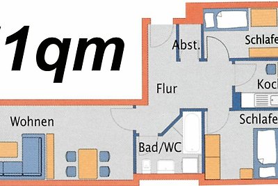 Haus Nordseebrandung FeWo C1.1