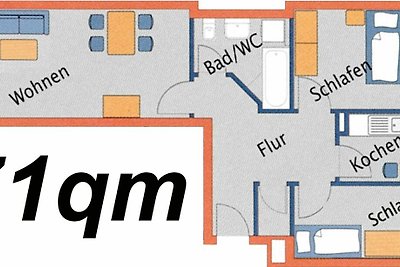 Haus Nordseebrandung FeWo D1.1