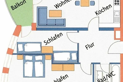 Haus Nordseebrandung FeWo B1.4