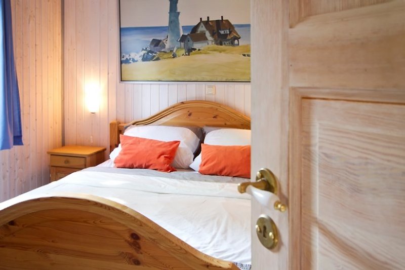 Slaapkamer beneden Originele afbeelding Eigendom van ferienhausmecklenburg.de