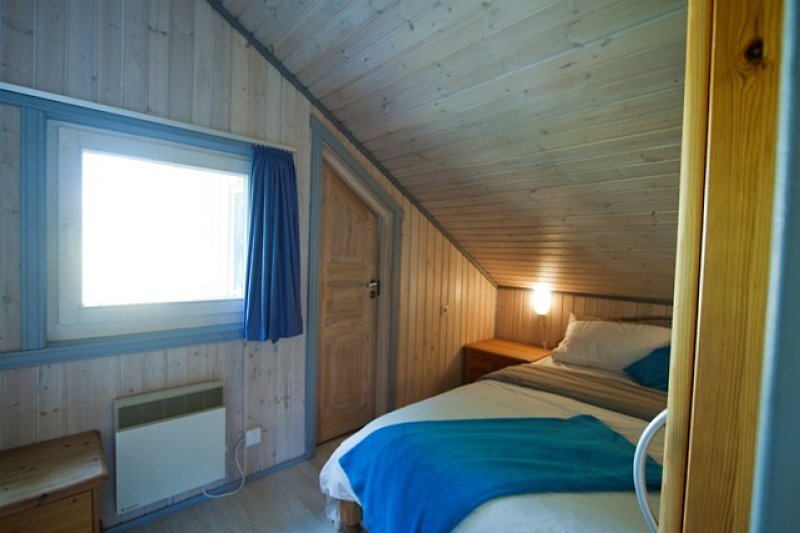 Schlafzimmer oben rechts Bett 160x200 und 70/140x200 mit zugang zum WC obenoriginal BildEigentum vonferienhausmecklenburg.de