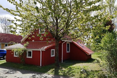 Maison suédoise au bord du lac de Krakower
