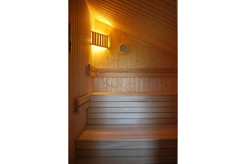 Sauna im Nebengebäude