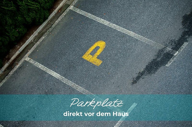 Ocean Deep - Parkplatz vor dem Haus