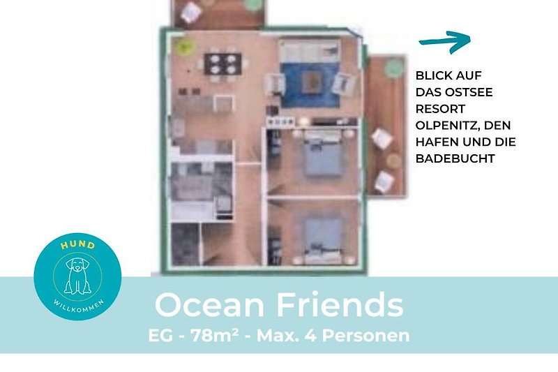 Ocean Friends - Grundriss
