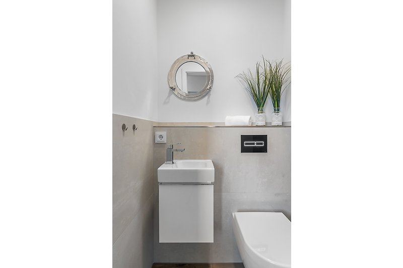 Bootshaus - WC im Erdgeschoss