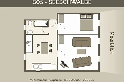 S05 modern groß ruhig Ostseeblick