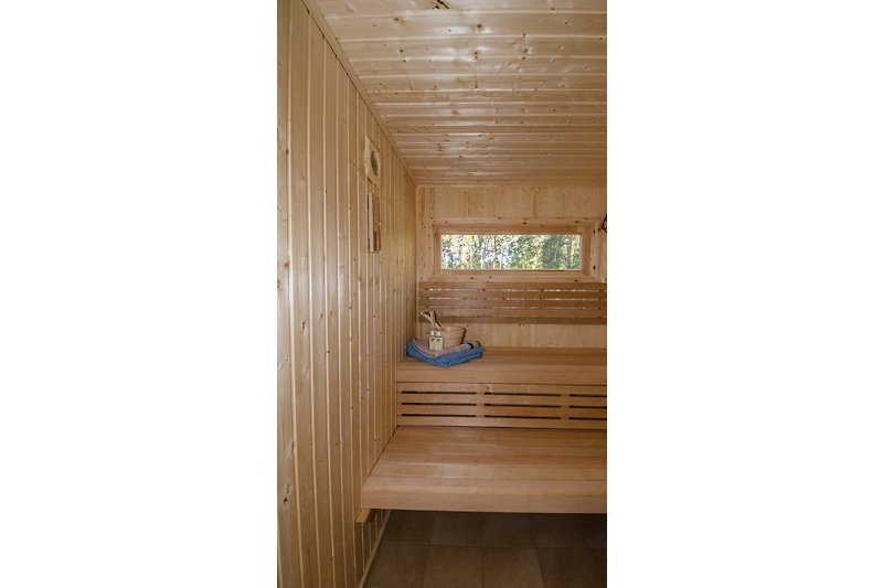 Sauna mit Waldblick