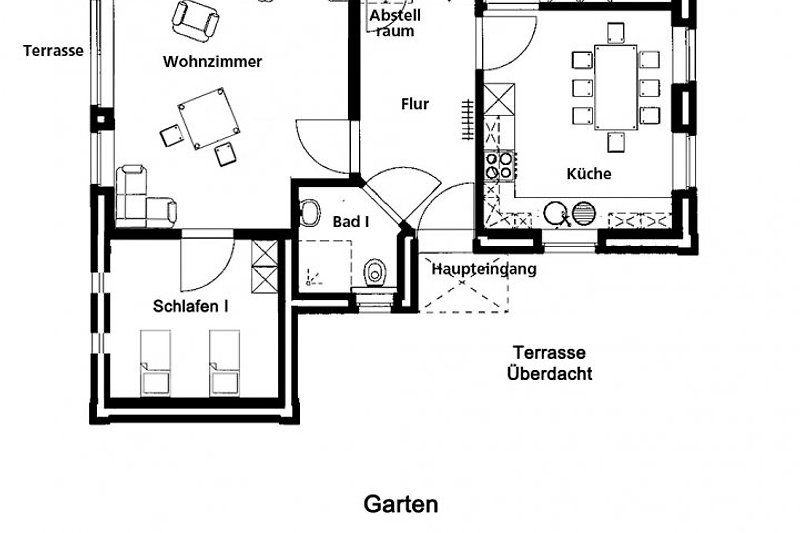 Floor plan drawing ground floor