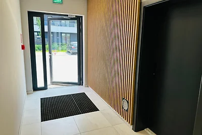Biały apartament przy porcie