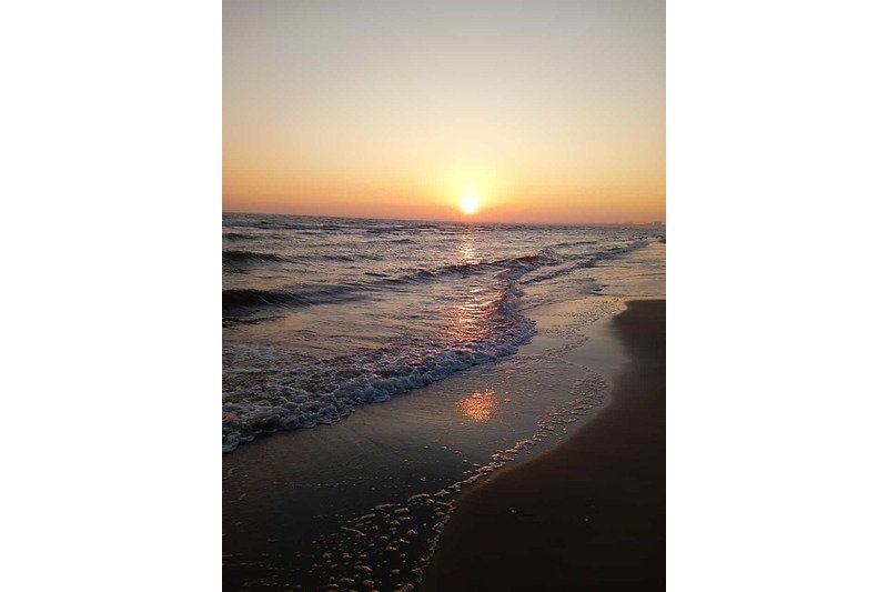 Strand, Horizont, Sonnenaufgang