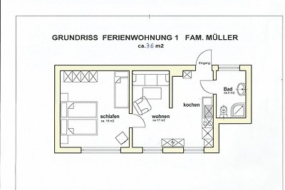 uns lütt Huus, flat nr. 01 op de begane grond