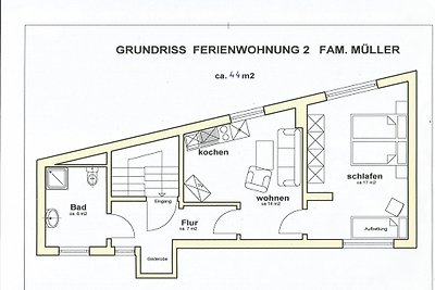 uns lütt Huus, flat nr. 02 op de bovenste verdieping