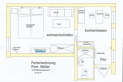 uns lütt Huus, appartamento n. 03 al piano terra