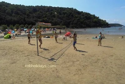 Am Strand Mel in Kampor