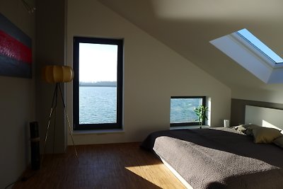 House on the lake with private beach Nordic