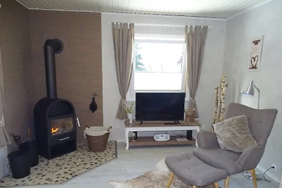 Hüttenflair am See mit Kamin