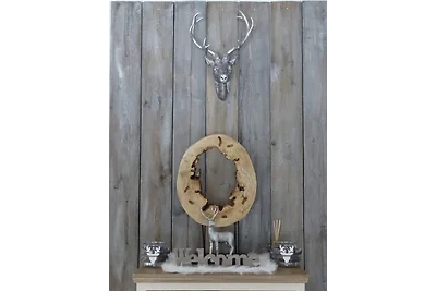 Hüttenflair am See mit Kamin