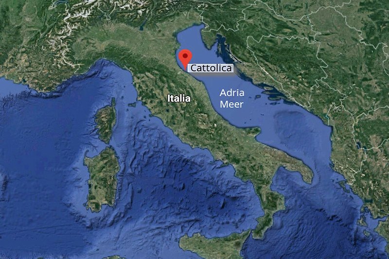 Cattolica Nördliche Adriaküste Emilia Romagna (Italien)