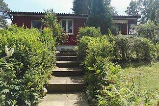Ferienhaus mit Boot direkt am See